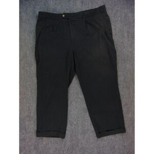 Bills Khakis Pleated Pants Men 44x28 M2 Navy Blue Solid Chino Preppy Classic